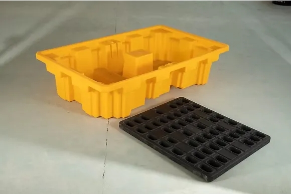 Spill pallet 5.jpg - Spill pallet 2 IBC | https://bulk1000.com